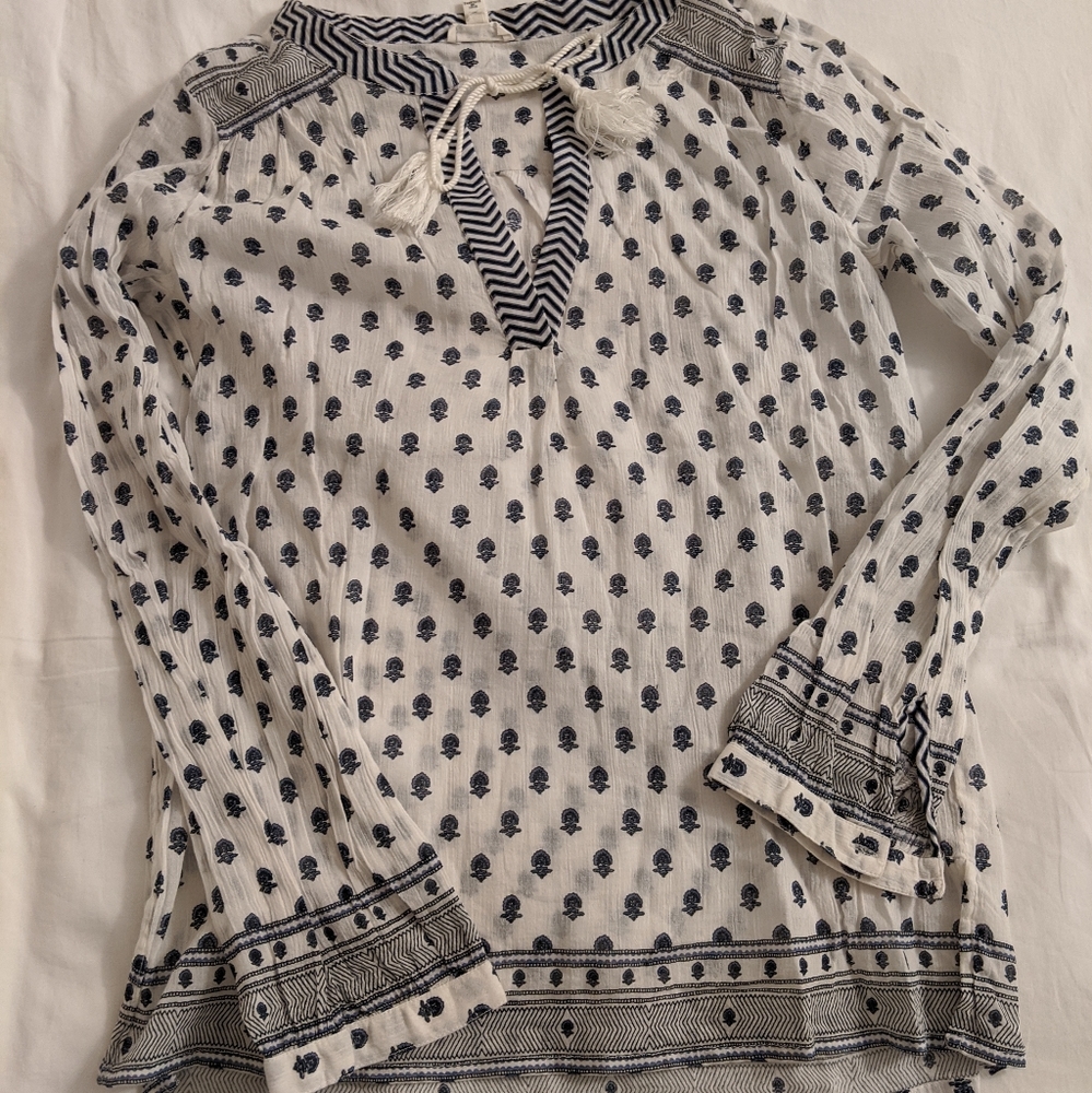 Joie cotton gauze top